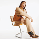 Sandales Maggie en Cuir Lisse Noir