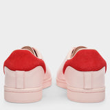 Baskets Orion en Cuir Rose