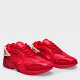 Baskets Cylon 21 en Microfibre Rouge