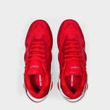 Baskets Cylon 21 en Microfibre Rouge