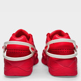 Baskets Cylon 21 en Microfibre Rouge