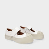 Mary Janes Pablo en Cuir Blanc