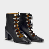 Bottines Aj1021 - Toga Pulla - Cuir - Noir