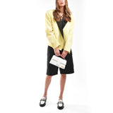 Mocassins en Cuir Noir et Blanc