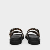 Mules Aj844 - Toga Pulla - Cuir - Noir