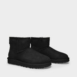 Bottines Classic Mini II en Cuir Noir