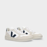 Sneakers V-10 en B-Mesh Blanc et Bleu