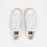 Sneakers Campo - Veja - Cuir - Blanc/Matcha