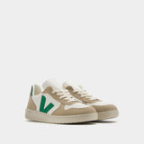 Sneakers V-10 - Veja - Cuir - Multi