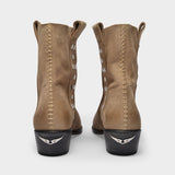 Bottines Pilar en Cuir Marron