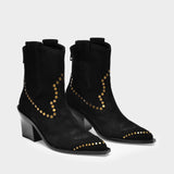 Bottines Cara en Cuir Noir