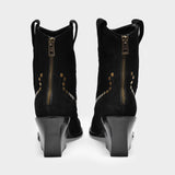 Bottines Cara en Cuir Noir