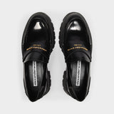 Mocassins Carter Lug 45 en Cuir Noir
