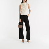 Sandales Nala 105 Logo - Alexander Wang - Satin - Noir