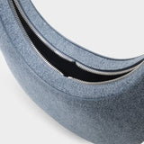 Sac À Main Denim Swipe - Coperni - Coton - Bleu Clair