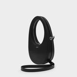 Sac À Bandoulière Mini Swipe - Coperni - Cuir - Noir