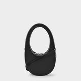 Sac À Bandoulière Mini Swipe - Coperni - Cuir - Noir