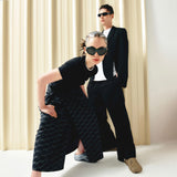 Lunettes de Soleil Techno en Acétate Noir