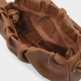 Sac À Main Vague - Elleme - Cuir - Marron
