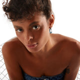 Boucle d'oreille Chiara Small en or 18 ct et diamants