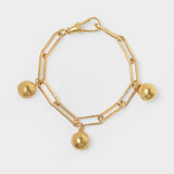 Bracelet Anchor In The Storm en Bronze Plaqué Or