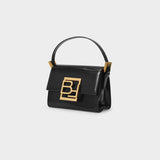 Sac À Main Fran - By Far - Cuir Verni - Noir