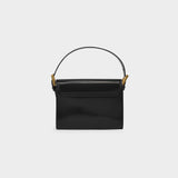 Sac À Main Fran - By Far - Cuir Verni - Noir