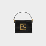 Sac À Main Fran - By Far - Cuir Verni - Noir