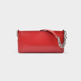 Sac Holly en Cuir Gloss Rouge