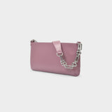 Sac Holly en Cuir Gloss Violet