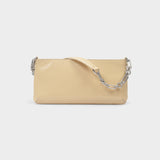 Sac Holly en Cuir Gloss Beige