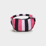 Sac Baby Cush en Cuir Rose Patchwork