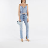 Sac À Main Baby Cush - By Far - Cuir - Denim