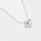 Collier 1G Pendentif Chaîne Entrelacs - Le Gramme - Argent