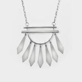 Collier Dancing en Laiton Argenté