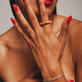 Bracelet Aurelia Chain en Plaqué Or