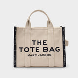 The Medium Tote Bag Jacquard - Marc Jacobs - Coton - Warm Sand