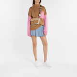 Sac The Shoulder Bag en Cuir Orange