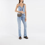 Sac Hobo J Marc Mini - Marc Jacobs - Coton - Beige Multi