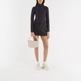 Sac Hobo Pushlock Mini - Marc Jacobs - Cuir - Cloud White