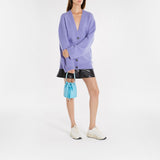 Sac The Micro Bucket - Marc Jacobs -Cuir - Bleu