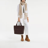 Tote Bag Classique Fox Head - Maison Kitsune - Toile - Marron Pécan