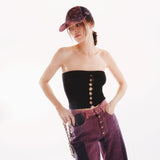 Sac Bifold Wallet On Chain en Cuir Grainé Noir