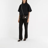 Sac Hobo Glam Slam Flap Small - Maison Margiela - Cuir - Noir