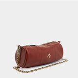 Sac Hobo Cylinder - Manu Atelier - Cuir - Rougebole