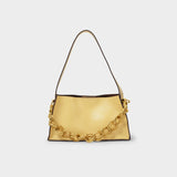Sac Mini Kesme en Cuir Jaune