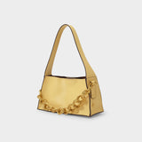 Sac Mini Kesme en Cuir Jaune