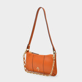 Sac Mini Pita en Cuir Orange