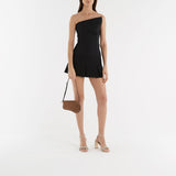 Sac Hobo Mini Curve - Manu Atelier - Cuir - Mocha/Noir