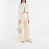 Sac Hobo Mini Curve - Manu Atelier - Cuir - Ivoire